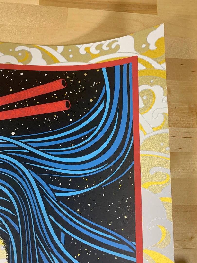 Grateful Dead - 2020 Todd Slater Poster Gold Foil Edition #1/150 6 Grateful Dead - 2020 Todd Slater Poster Gold Foil Edition #1/150