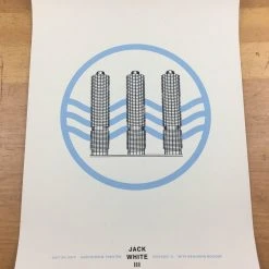 Jack White - 2014 Matthew Jacobson Poster Chicago, IL The Auditorium Theatre
