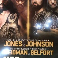 Sold Out Posters UFC 187 Poster Jones Vs. Johnson, Weidman Vs. Belfort