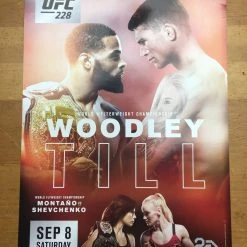 Sold Out Posters UFC 228 2018 Poster Woodley Vs Till And Montano Vs Shevchenko