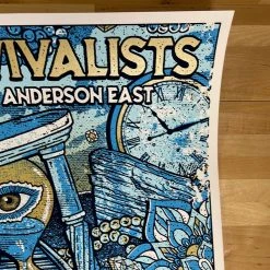 Gregg Gordon Colorado The Revivalists - 2019 Gigart Poster Red Rocks Morrison, CO AP