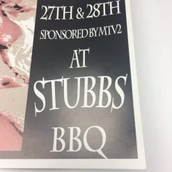 Jared Conner Pete Yorn - 2001 Jared Connor Poster Austin, TX Stubb's BBQ