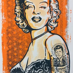 Lars Krause Art Prints Marilyn Monroe - 2015 Lars P Krause Poster Print Hollywood Icon Pin-Up's