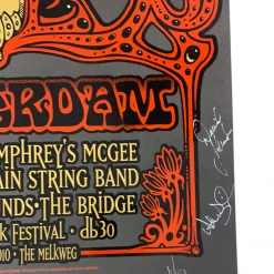 Jam In The Dam - 2010 Jeff Wood Poster Amsterdam, NED Melkweg Band Signed Gig Posters