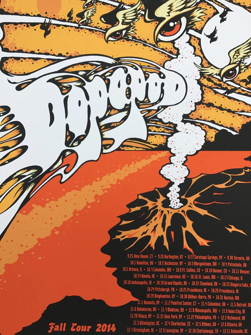 Dopapod - 2014 Billy Perkins Poster Fall Tour 3 Dopapod - 2014 Billy Perkins Poster Fall Tour