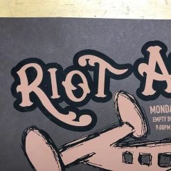 Sold Out Posters Riot Act - 2005 Poster Empty Bottle Chicago, IL 11 Sold Out Posters Riot Act - 2005 Poster Empty Bottle Chicago, IL