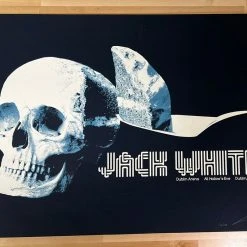 Gig Posters Jack White - 2012 Jay Shaw Poster Dublin, Ireland O2 Arena