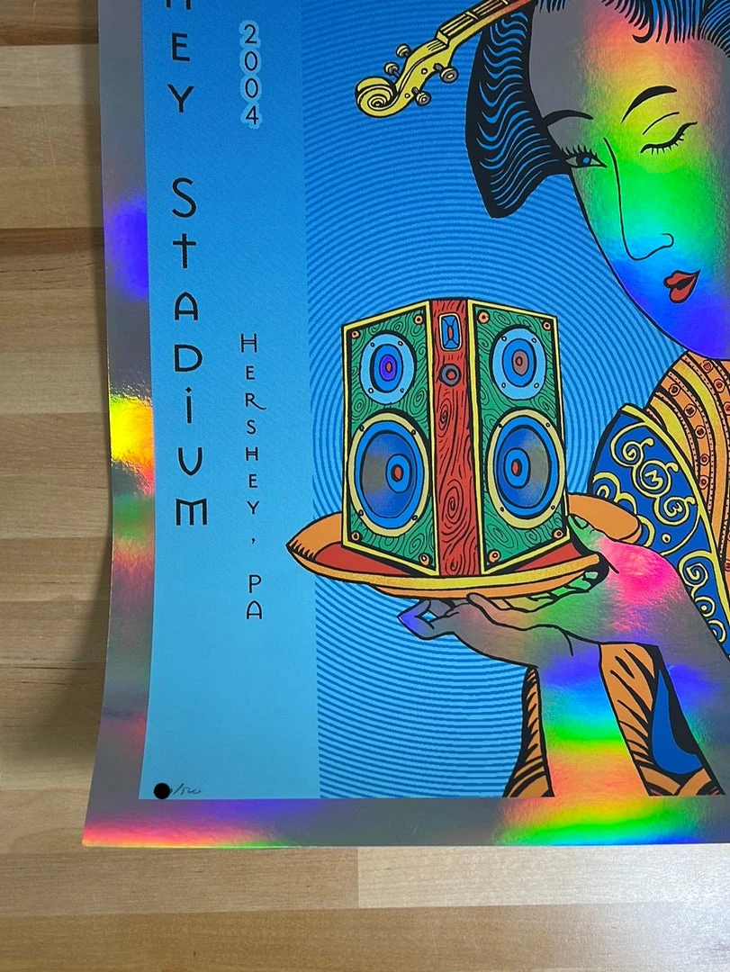 Dave Matthews Band - 2004 EMEK Poster Hershey Park Stadium PA FOIL 7 Dave Matthews Band - 2004 EMEK Poster Hershey Park Stadium PA FOIL