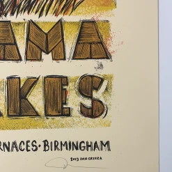 Gig Posters Alabama Shakes - 2013 Dan Grzeca Poster Birmingham, AL Sloss Furnaces