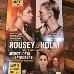 Sold Out Posters UFC 193 Poster Ronda Rousey Vs. Holly Holm PPV
