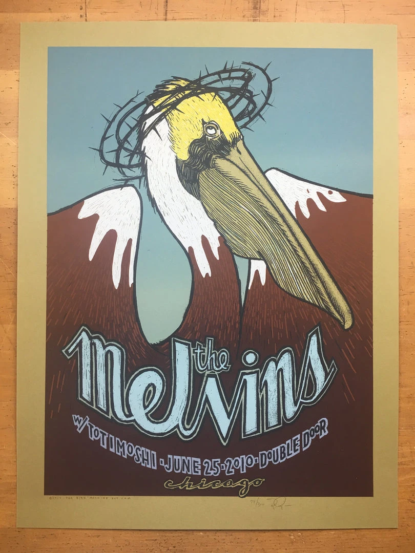 The Melvins - 2010 Jay Ryan Poster Chicago, IL Double Door 5 The Melvins - 2010 Jay Ryan Poster Chicago, IL Double Door