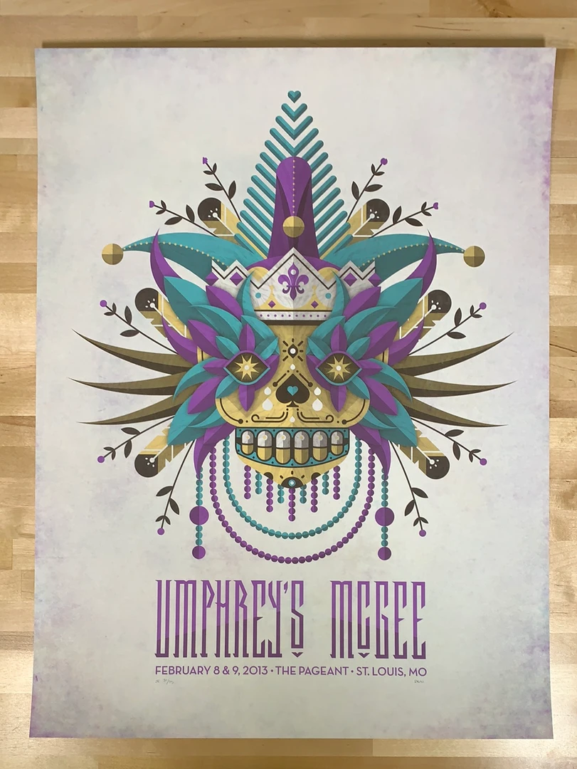 Gig Posters Umphrey's McGee - 2013 DKNG Poster St Louis, MO The Pageant 4 Gig Posters Umphrey's McGee - 2013 DKNG Poster St Louis, MO The Pageant