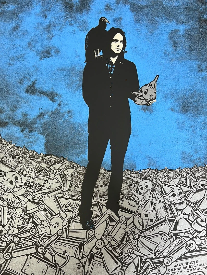 Jack White - 2012 Rob Jones Poster Omaha, NE 3 Jack White - 2012 Rob Jones Poster Omaha, NE