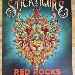 Status Serigraph Stick Figure - 2018 Twiddle Poster Red Rocks Morrison, CO