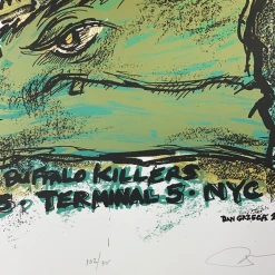 The Black Keys - 2008 Dan Grzeca Poster New York, NYC Terminal 5 Gig Posters