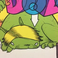 The Dodos - 2009 Jay Ryan Poster Sasquatch! 09 Series George, WA Gorge Amphithea Gig Posters