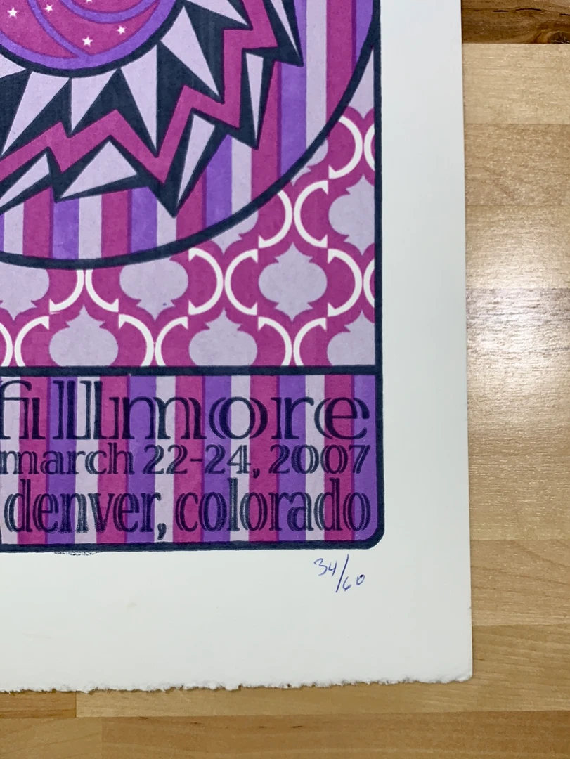 Yonder Mountain String Band - 2007 Tripp Poster Denver, CO The Fillmore Colorado 7 Yonder Mountain String Band - 2007 Tripp Poster Denver, CO The Fillmore Colorado