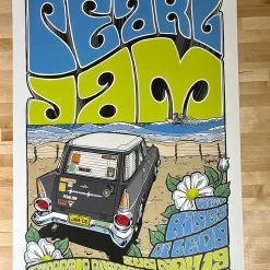 Pearl Jam - 2006 Daymon Greulich Poster Newcastle, AUS Kings Of Leon