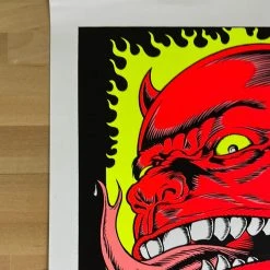 TAZ Steel Pole Bathtub - 1993 T.A.Z. Poster Ethyl Meatplow Tour 1st Ed