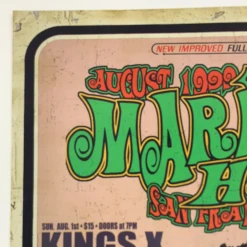 Gig Posters MHP 73 Maritime Hall - 1999 Poster August Ron Donovan San Fran 1st