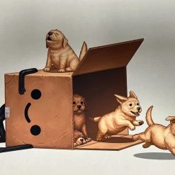 Boxo II (2) - 2019 Mike Mitchell Poster Print SOFA Con AP Art Prints