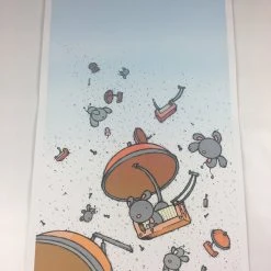 Untitled (Parachutes) - 2008 Mike Budai Poster Art Print