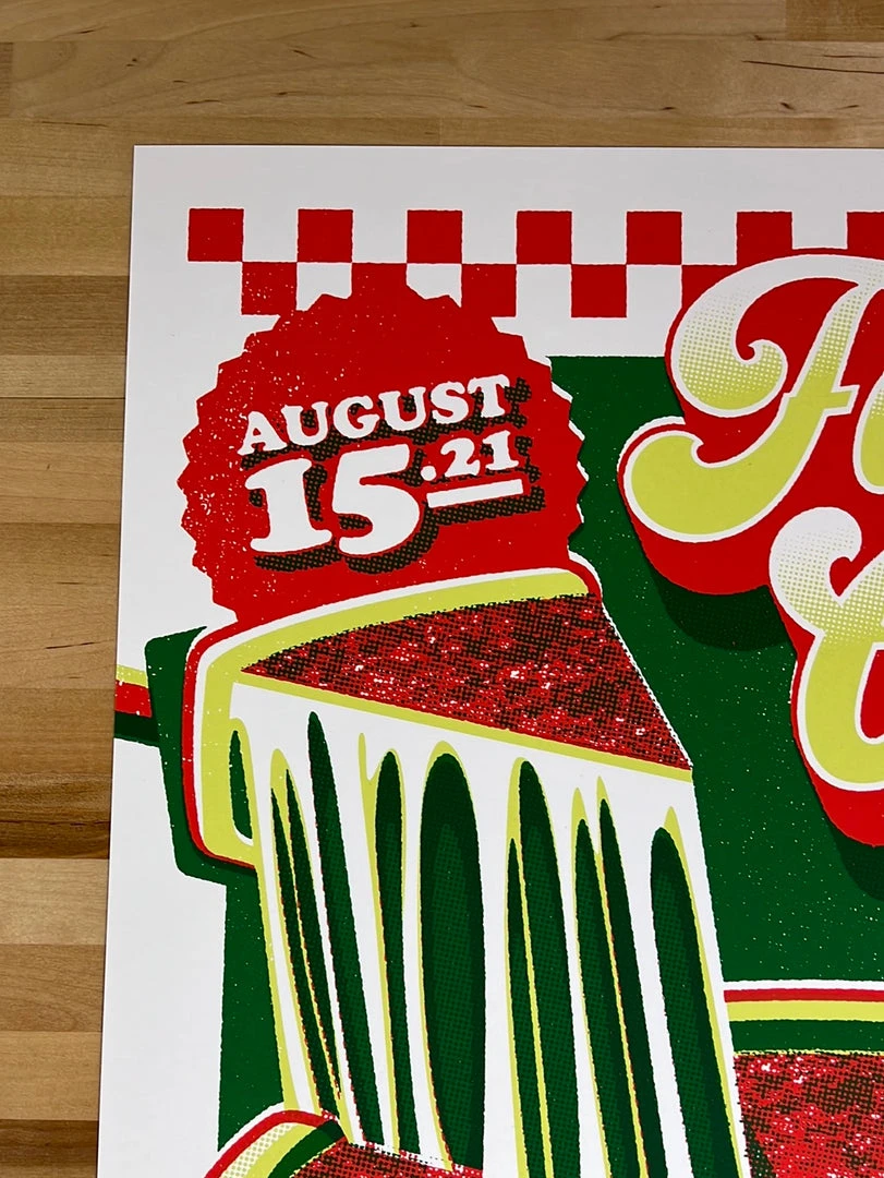 Fall Out Boy - 2021 Mike Tallman Poster Chicago, IL Wrigley Field 5 Fall Out Boy - 2021 Mike Tallman Poster Chicago, IL Wrigley Field