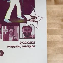 Sold Out Posters Colorado Portugal The Man - 2021 Poster Red Rocks Morrison, CO
