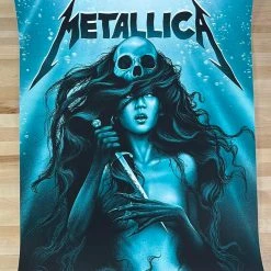 Metallica - 2019 Sara Deck Poster Barcelona, Spain Gig Posters