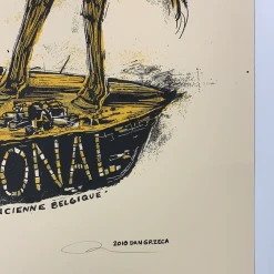 The National - 2010 Dan Grzeca Poster Brussels, BEL Ancienne Belgique