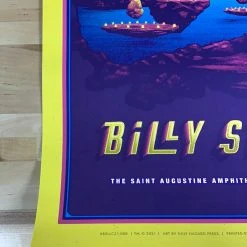 Half Hazzard Press Gig Posters Billy Strings - 2021 Half Hazard Poster St Augustine, FL AP