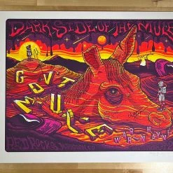 Colorado Gov't Mule - 2018 Jim Mazza Poster Red Rocks Morrison, CO Autographed