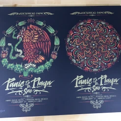Gig Posters Widespread Panic - 2017 Jeff Wood Poster Riviera Maya, MX Hard Rock Hotel