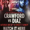 Sold Out Posters Boxing - 2017 Crawford Vs Diaz World Junior Welterweight Championship Poster