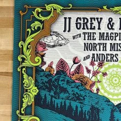 JJ Grey & Mofro - 2017 Derek Hatfield Poster Red Rocks Morrison, CO