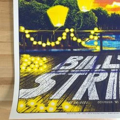 Railey Bace Prints Billy Strings - 2021 Bailey Race Poster Oshkosh, WI 6/18 Gig Posters