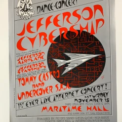 Sold Out Posters Gig Posters FD/ID 2 Jefferson Cybership - 1995 Poster Maritime Hall San Fran 1st