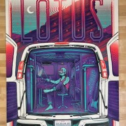 Half Hazzard Press Colorado Lotus - 2021 Half Hazard Poster Red Rocks, Morrison, CO 9 Half Hazzard Press Colorado Lotus - 2021 Half Hazard Poster Red Rocks, Morrison, CO