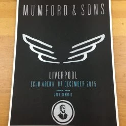 Sold Out Posters Mumford & Sons - 2015 Poster Liverpool, England, UK Echo Arena Gig Posters