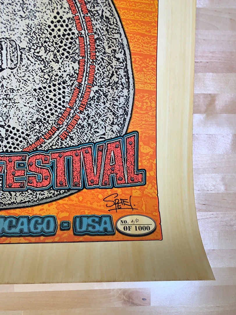 Crossroads Guitar Festival - 2007 Chuck Sperry Guitar Poster, Eric Clapton 7 Crossroads Guitar Festival - 2007 Chuck Sperry Guitar Poster, Eric Clapton