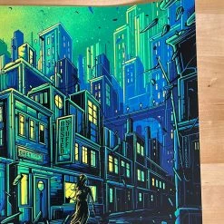 Grey Street - 2022 Dan Mumford Poster Dave Matthews Band (GREEN) Gig Posters