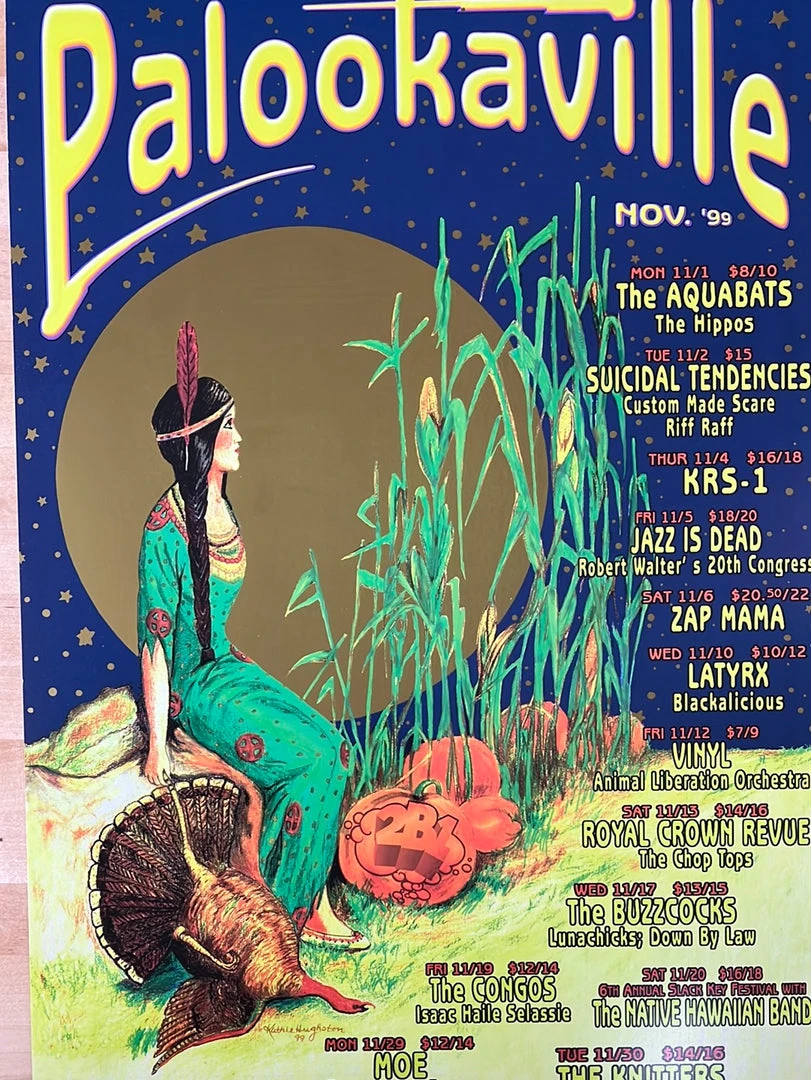 The Artworks Gig Posters MHP 80 November - 1999 Poster Palookaville Santa Cruz, CA 1st 3 The Artworks Gig Posters MHP 80 November - 1999 Poster Palookaville Santa Cruz, CA 1st