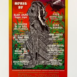 Gig Posters MHP 29 Herbie Hancock, Zero - 1997 Bella Poster Maritime Hall San Fran 1st