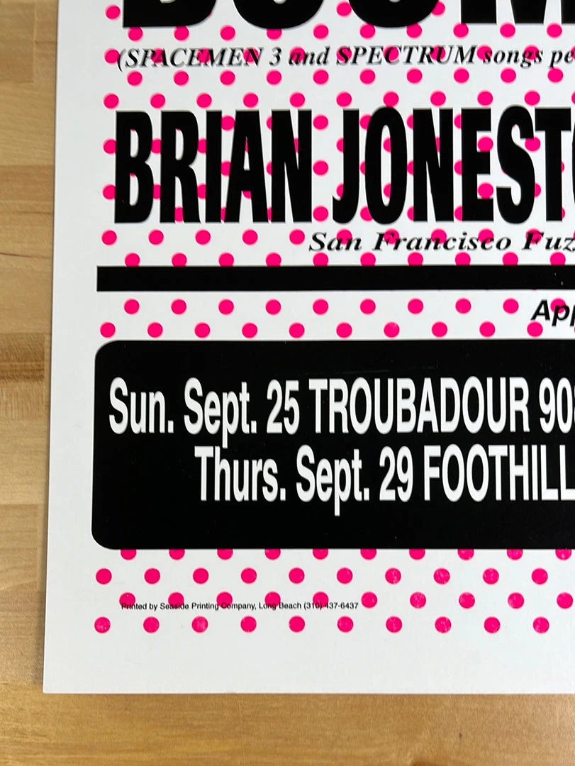 E.A.R. - 1996 Seaside Printing Poster Sonic Boom Hollywood, CA Gig Posters 8 E.A.R. - 1996 Seaside Printing Poster Sonic Boom Hollywood, CA Gig Posters