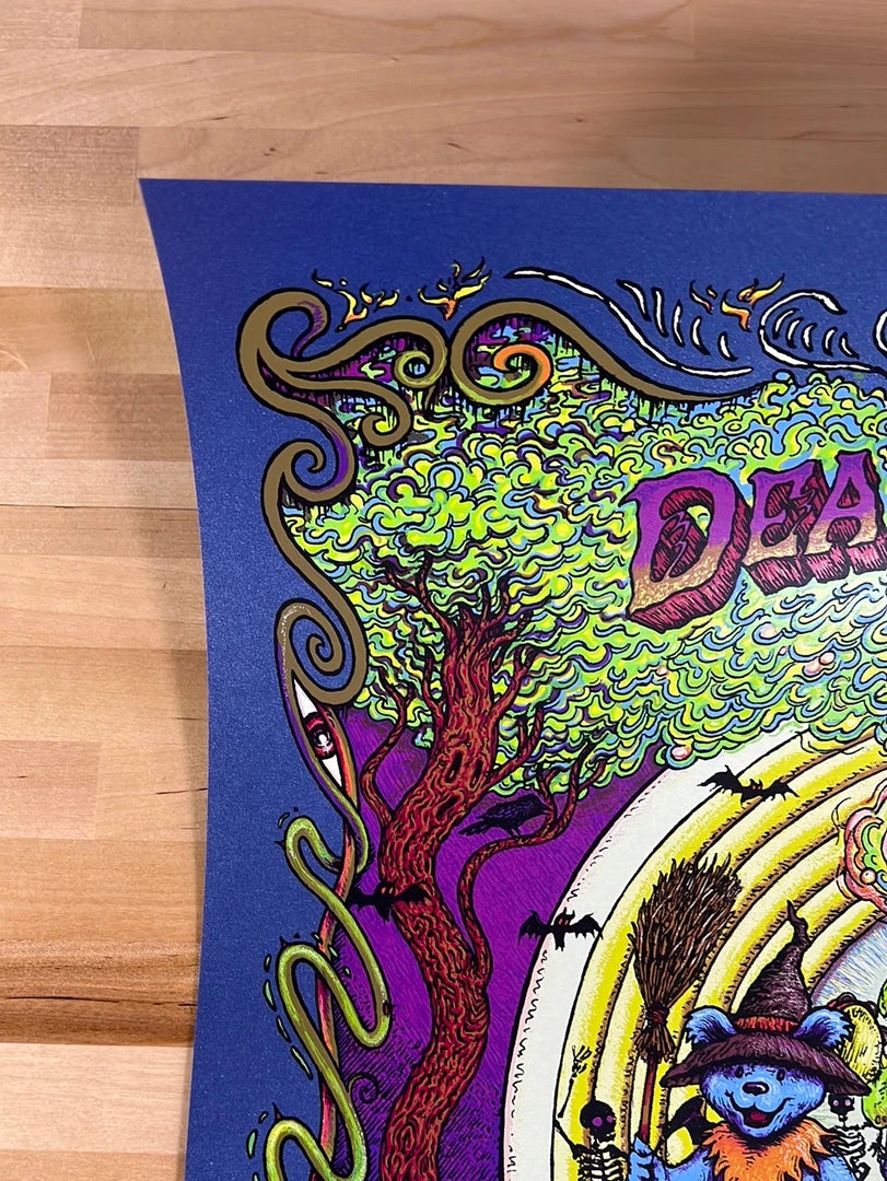 Gig Posters Dead & Company - 2021 Marq Spusta Poster Hollywood Bowl, CA Sapphire 5 Gig Posters Dead & Company - 2021 Marq Spusta Poster Hollywood Bowl, CA Sapphire