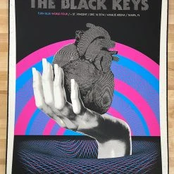 The Silent Giants The Black Keys - 2014 The Silant Giants Poster Tampa Amalie Arena Gig Posters
