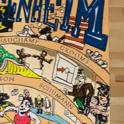 Sold Out Posters The Guggenheim - 1972 Red Grooms Art Print Poster Original Vintage