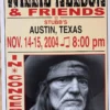 Gig Posters Willie Nelson - 2004 Franks Brothers 11/14-15 Poster Austin, TX