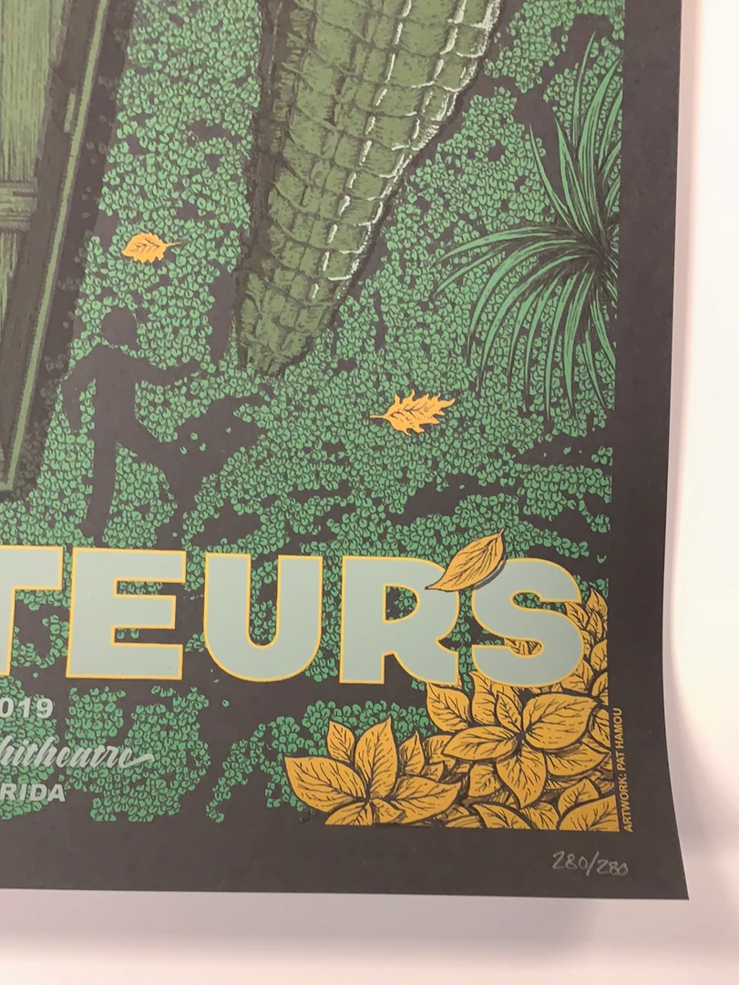 Jack White The Raconteurs - 2019 Pat Hamou Poster St Augustine, FL Amphitheatre 7 Jack White The Raconteurs - 2019 Pat Hamou Poster St Augustine, FL Amphitheatre