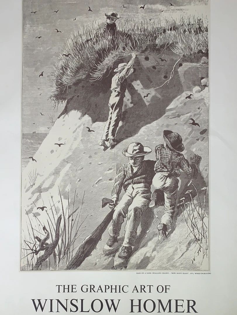 Sold Out Posters Winslow Homer - 1968 Whitney Museum Art Print Poster Original Vintage Movie/TV Posters 3 Sold Out Posters Winslow Homer - 1968 Whitney Museum Art Print Poster Original Vintage Movie/TV Posters